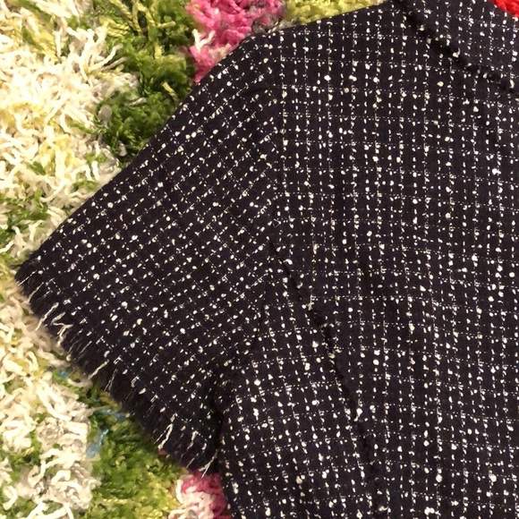 Eliza J Tweed Dress, navy blue size 2P - Picture 12 of 16